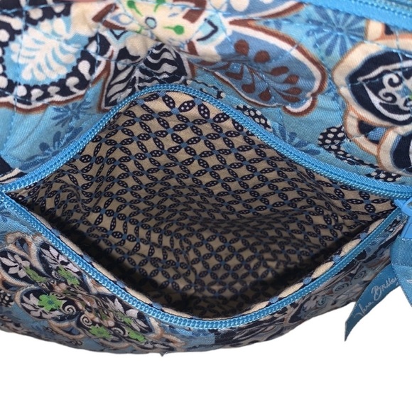 Y2K Era Vera Bradley Classic Bali Blue Handbag - Picture 5 of 9